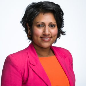 Zakelijke Profielfoto van een Hindoestaanse vrouw